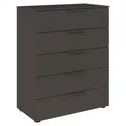 Möbelix Kommode 80 cm Flipp Graphitfarben Angebot