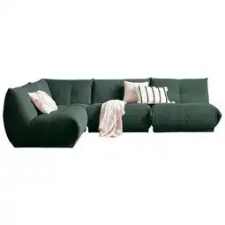 Möbelix Ecksofa Giselle Dunkelgrün S: 210x315 cm Angebot