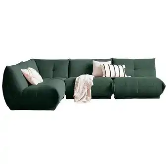 Möbelix Ecksofa Giselle Dunkelgrün S: 210x315 cm Angebot