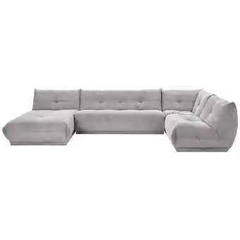 Möbelix Wohnlandschaft Giselle Grau Cord Angebot