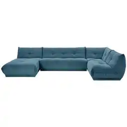 Möbelix Wohnlandschaft Giselle Petrol Cord Angebot