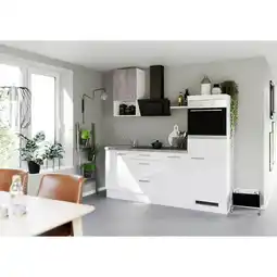 Möbelix Einbauküche Küchenblock Möbelix Ip405 Weiß B: 215 Cm Angebot