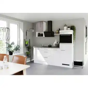 Möbelix Einbauküche Küchenblock Möbelix Ip405 Weiß B: 215 Cm Angebot
