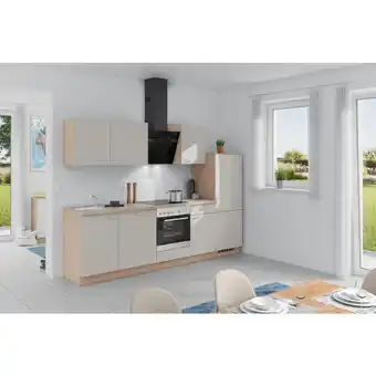 Möbelix Küchenzeile Win M. Geräte 280 Cm Anthrazit / Wildeiche Angebot