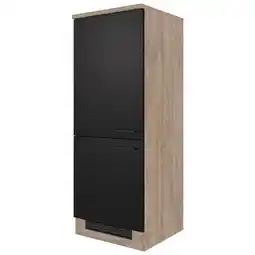 Möbelix Geräteumbauschrank Capri Eiche/Schwarz B: 60 cm Angebot
