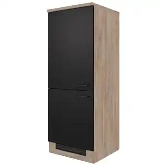 Möbelix Geräteumbauschrank Capri Eiche/Schwarz B: 60 cm Angebot