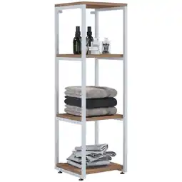Möbelix Regal Bitila L B: 35cm Weiß, Honigeiche Angebot