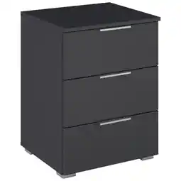 Möbelix Nachkästchen Grau Metallic Dekor H: 62 cm Mars 3l Angebot