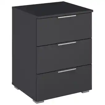 Möbelix Nachkästchen Grau Metallic Dekor H: 62 cm Mars 3l Angebot
