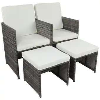 Möbelix Gartensessel-Set 4-Tlg. Raloso Metall/Kunststoff/Textil Angebot