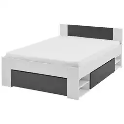 Möbelix Holzbett 90x200 Cm Azurro 2-90 Eiche Artisan Dekor/grau Angebot