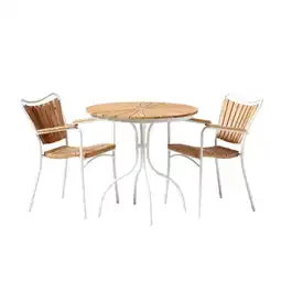 Möbelix Balkonmöbel Set Ellen Teakholz Angebot