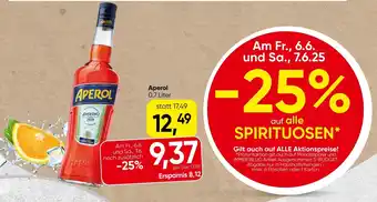 Spar Aperol Angebot