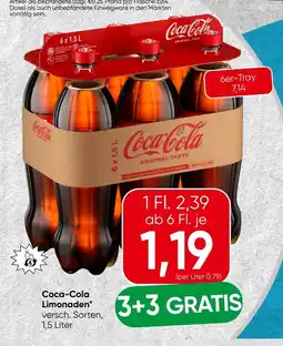 Spar Coca-cola limonaden Angebot