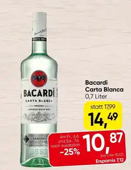 Spar Bacardi Carta Blanca Angebot