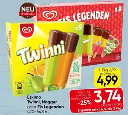 Spar Eskimo twinni, nogger oder eis legenden Angebot