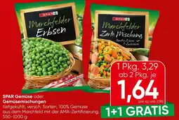 Spar Spar gemüse oder gemüsemischungen Angebot