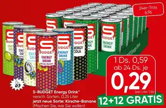 Spar S-budget energy drink Angebot