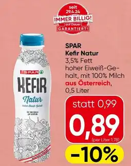 Spar SPAR Kefir Natur Angebot