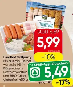 Spar Landhof Grillparty Angebot