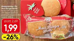Spar Meisterbäcker ölz maxi burger brotte Angebot