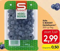 Spar S-budget heidelbeeren Angebot