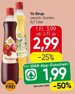 Spar Yo Sirup Angebot