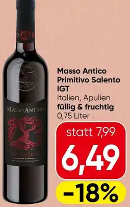 Spar Masso antico primitivo salento igt Angebot
