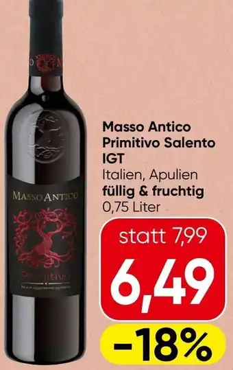 Spar Masso antico primitivo salento igt Angebot