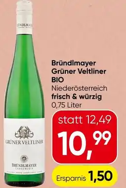 Spar Bründlmayer grüner veltliner bio Angebot