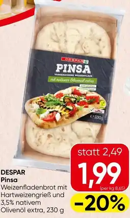 Spar Despar pinsa Angebot