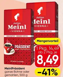Spar MeinlPräsident Angebot