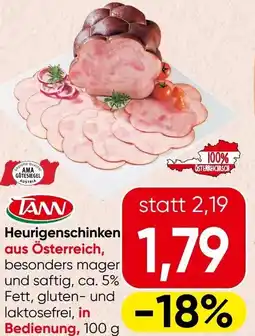 Spar Heurigenschinken aus Österreich Angebot
