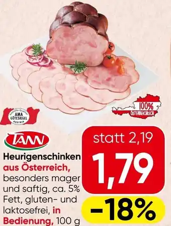 Spar Heurigenschinken aus Österreich Angebot