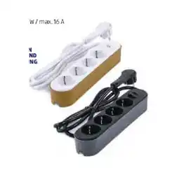 Hofer Design Steckdosenleiste 4-Fach mit Schalter HOFER Angebot