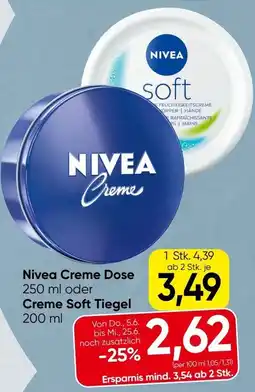 Spar Nivea Creme Dose Angebot