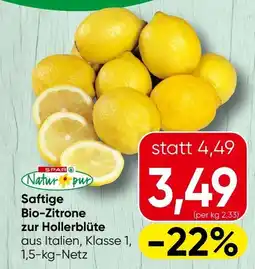 Spar Saftige Bio-Zitrone zur Hollerblüte Angebot