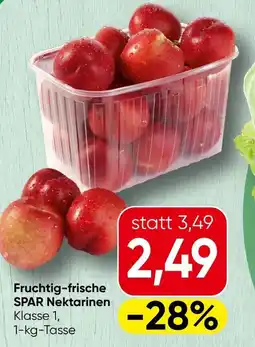 Spar Fruchtig-frische spar nektarinen Angebot