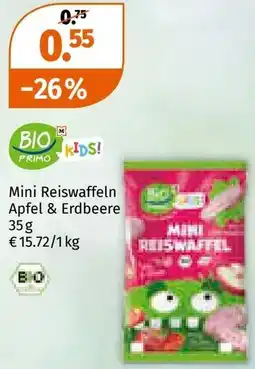 Müller Mini Reiswaffeln Apfel & Erdbeere Angebot