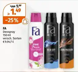 Müller Fa Deospray Angebot
