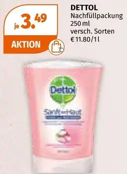 Müller Dettol nachfüllpackung Angebot