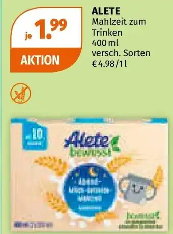 Müller Alete mahlzeit zum trinken Angebot
