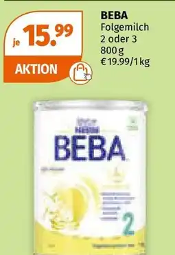 Müller Beba folgemilch Angebot