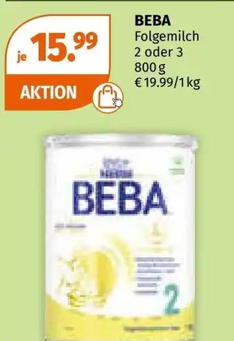 Müller Beba folgemilch Angebot