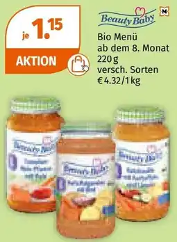 Müller Beauty Baby Bio Menü Angebot