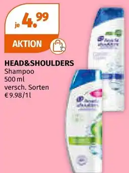 Müller Head&shoulders shampoo Angebot