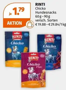 Müller Rinti chicko hundesnacks Angebot