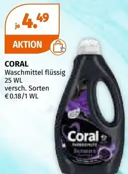 Müller Coral waschmittel flüssig Angebot