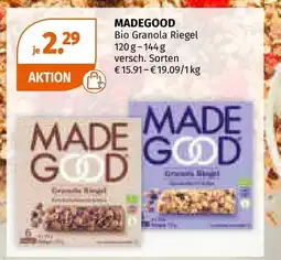 Müller Madegood bio granola riegel Angebot