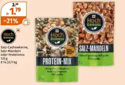 Müller Salz-mandeln oder proteinmix Angebot